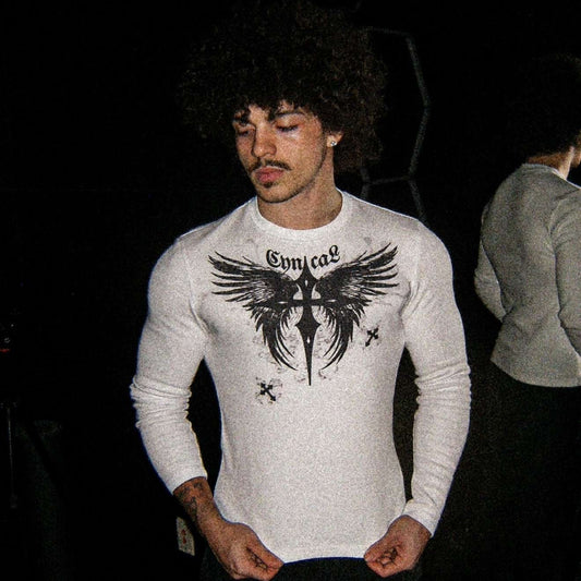 Cynical White Thermal Long Sleeve